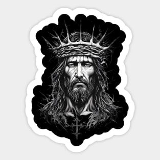 Jesus Crucifixion Sticker